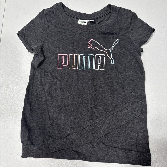 Lot of 3 Old Navy Sherpa Hoddie Puma T-Shirt Gildan Long Sleeve Tee Girls Size 6 - Picture 7 of 12